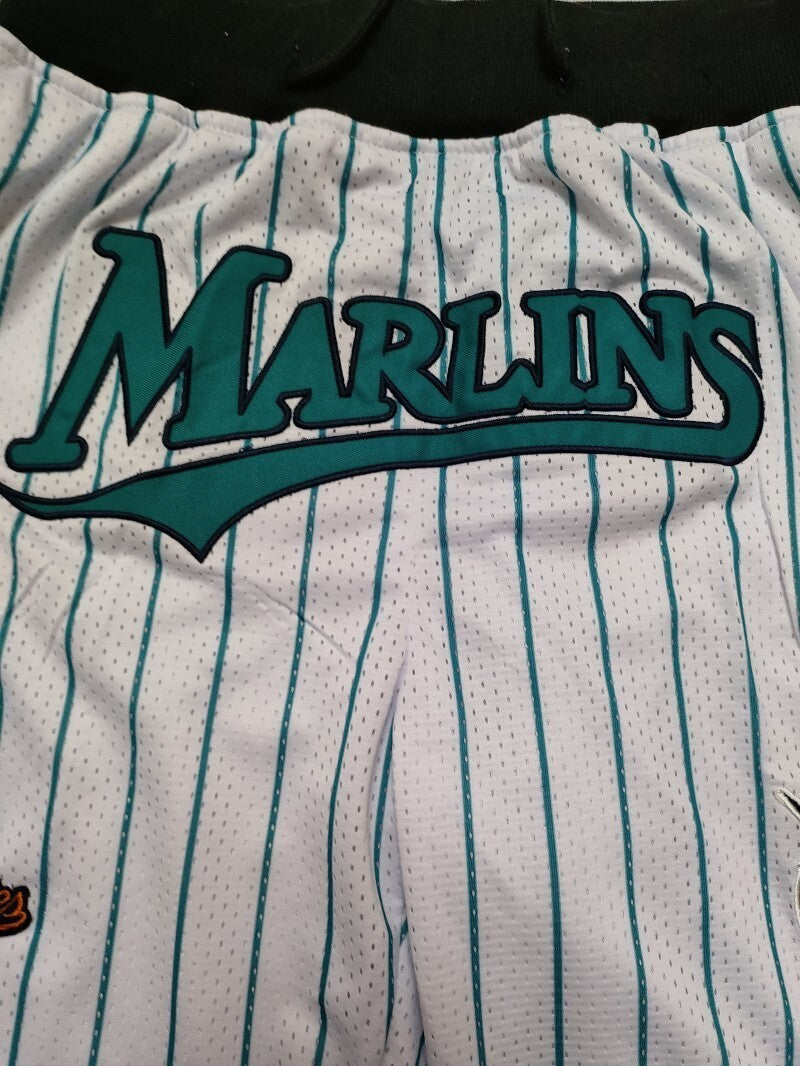Miami Marlins mlb Marlins White Shorts Style 1