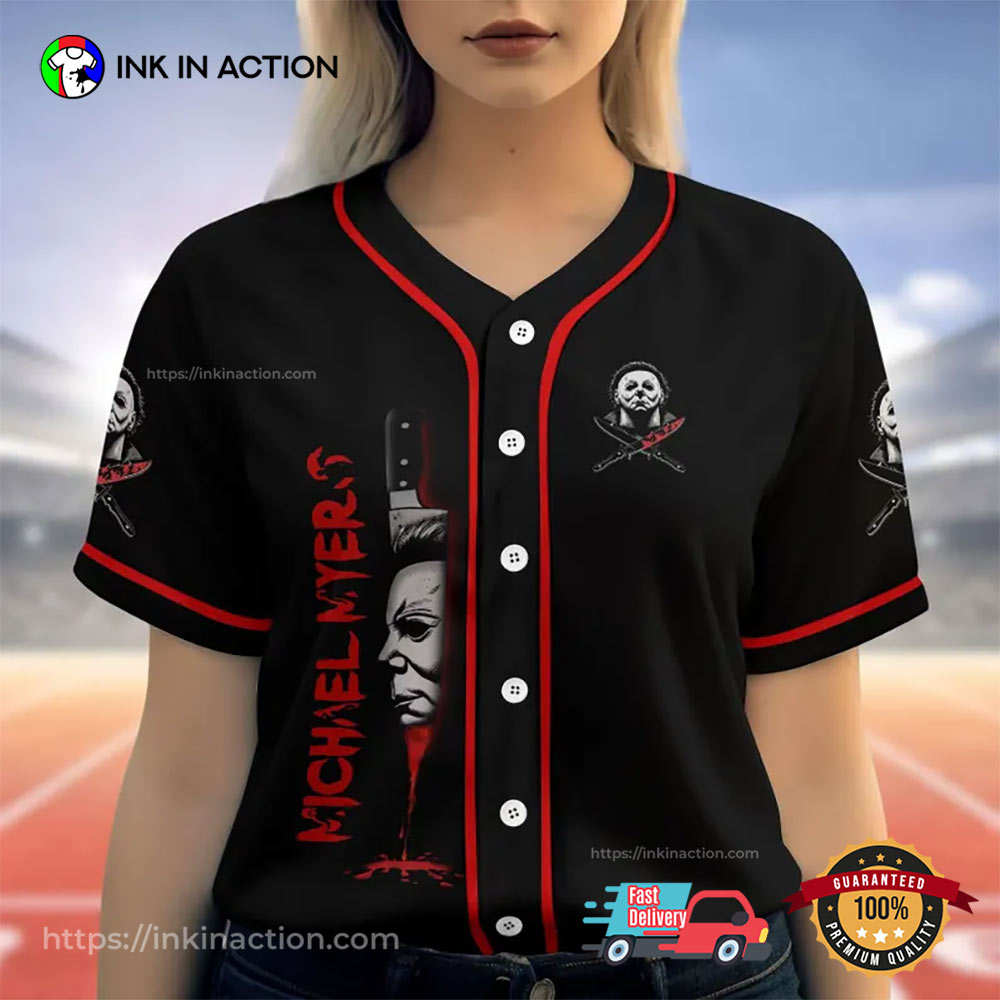 Michael Myers Halloween Killer Baseball Jersey
