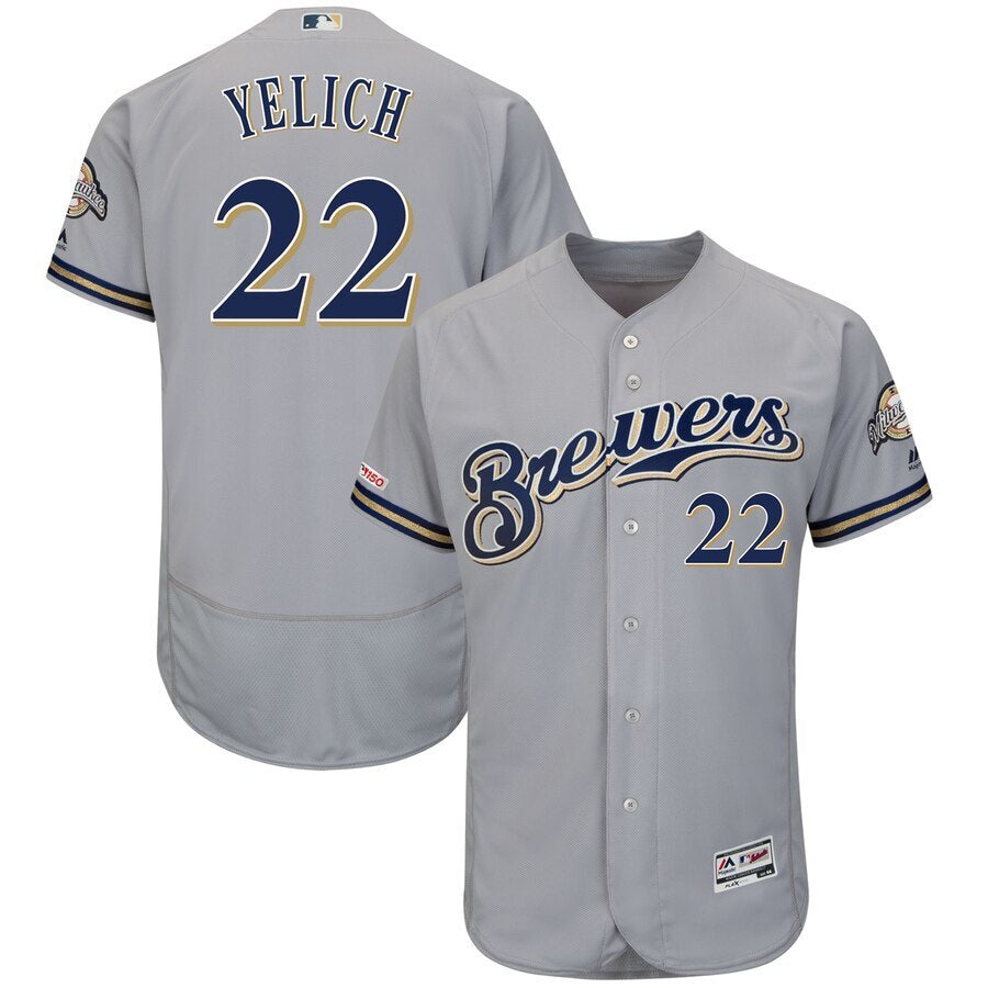 Milwaukee Brewers #22 Christian Yelich Style 10