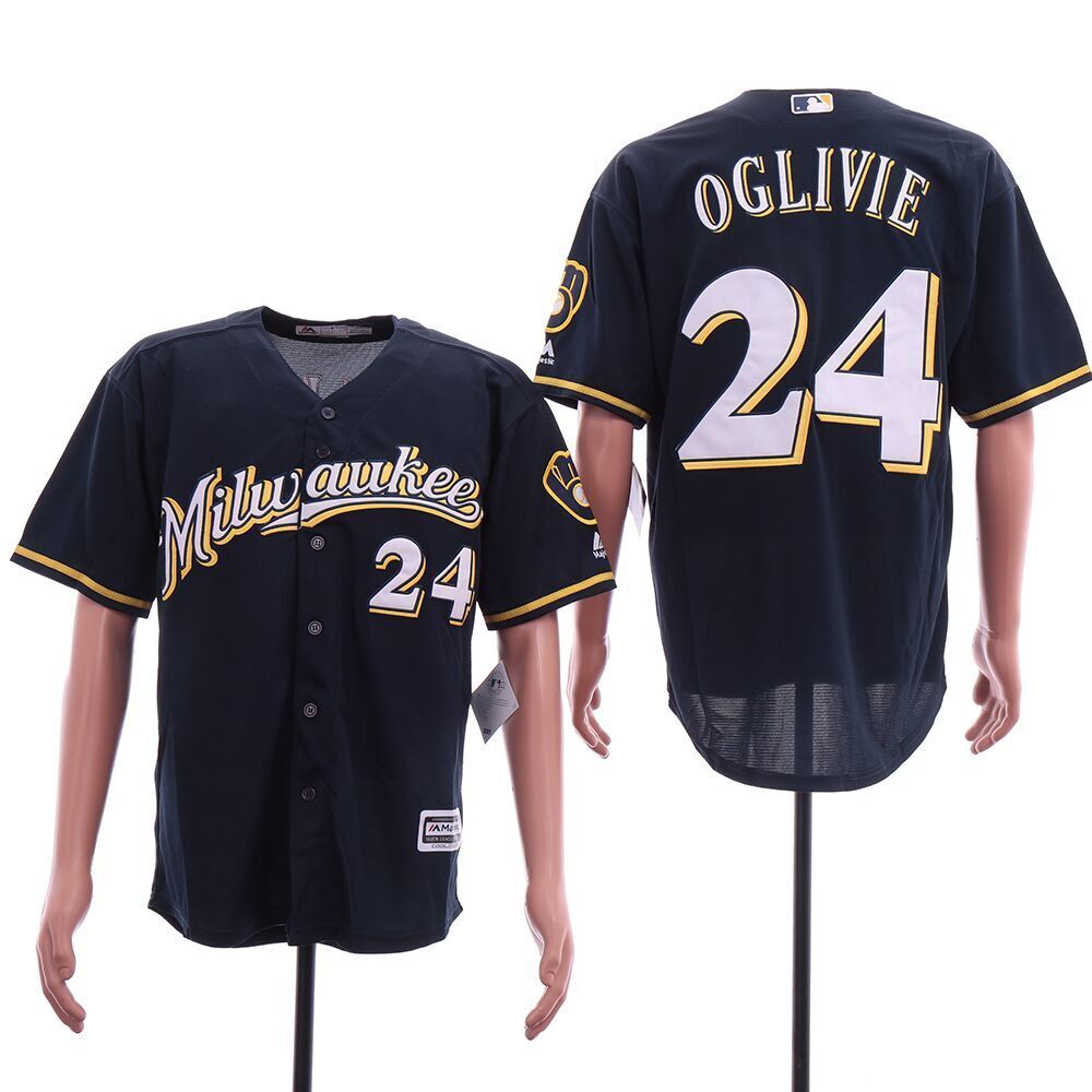 Milwaukee Brewers #24 Ben Oglivie