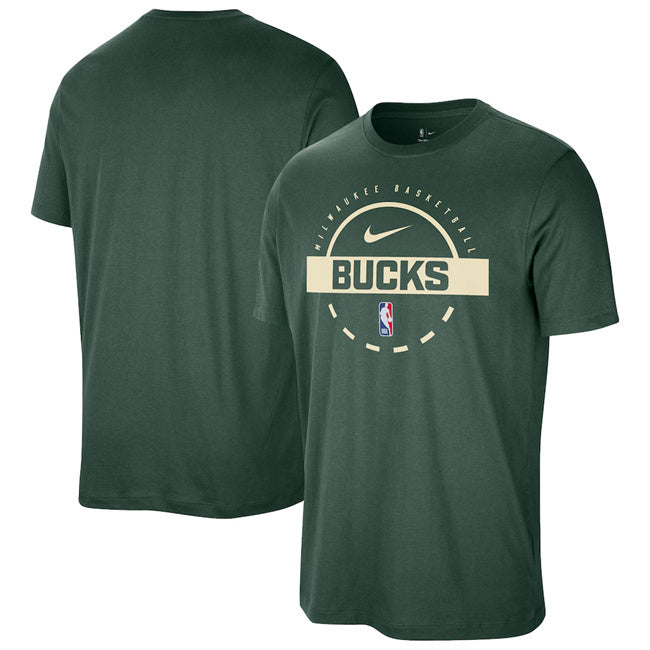 Milwaukee Bucks Green Practice T-Shirt