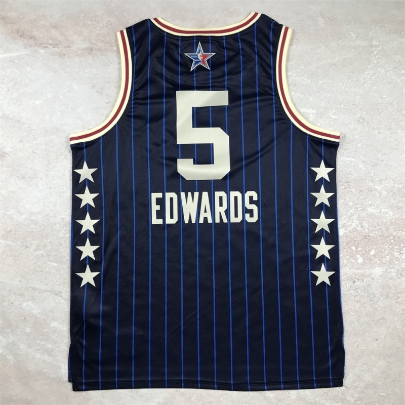 Minnesota Timberwolves #5 Anthony Edwards 2024 NBA All-Star