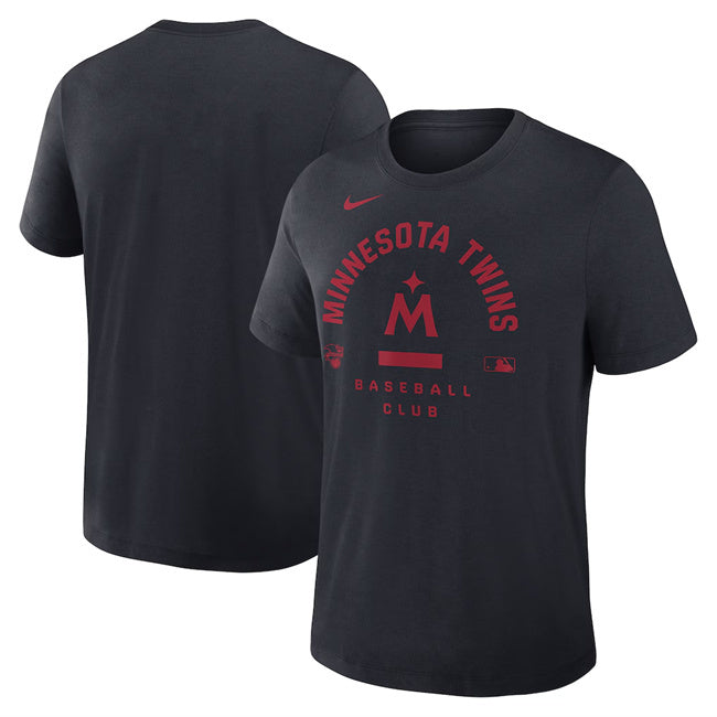 Minnesota Twins Black Collection Early Work Tri-Blend Dri-FIT T-Shirt