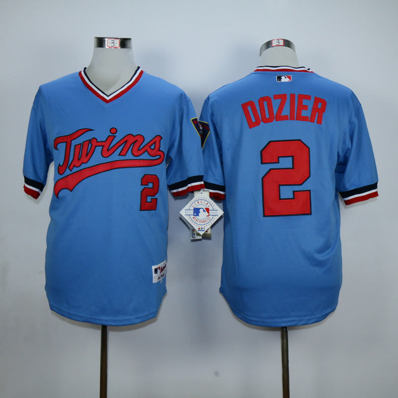 Minnesota Twins #2 Brian Dozier Throwback Jersey