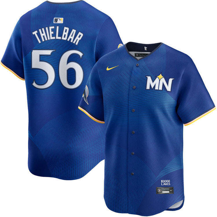 Minnesota Twins #56 Caleb Thielbar City Connect Limited Jersey
