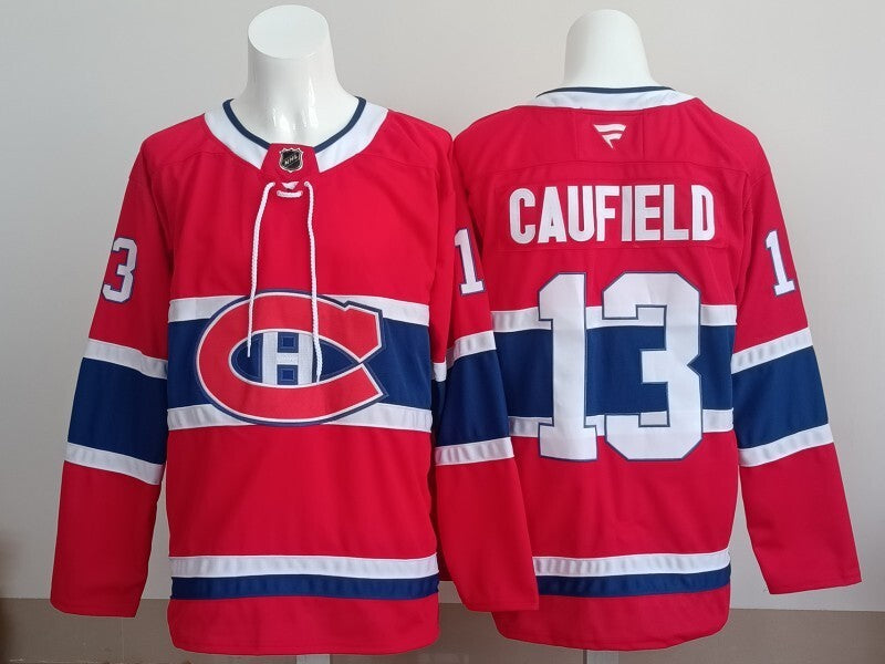 Montreal Canadiens #13 Cole Caufield Canada Style 2
