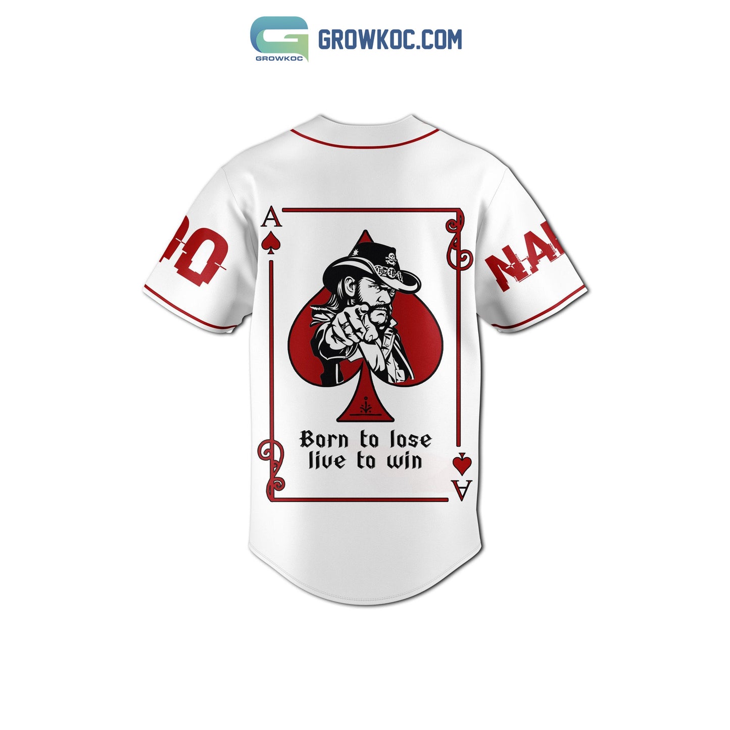 Motor Head Rock N’ Roll Going With The Flow It’s All A Game To Me Personalized Baseball Jersey