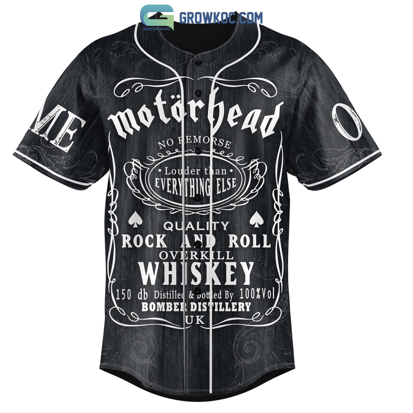 Motor Head You Know I’m Born To Lose And Gambling’s For Fools Personalized Baseball Jersey