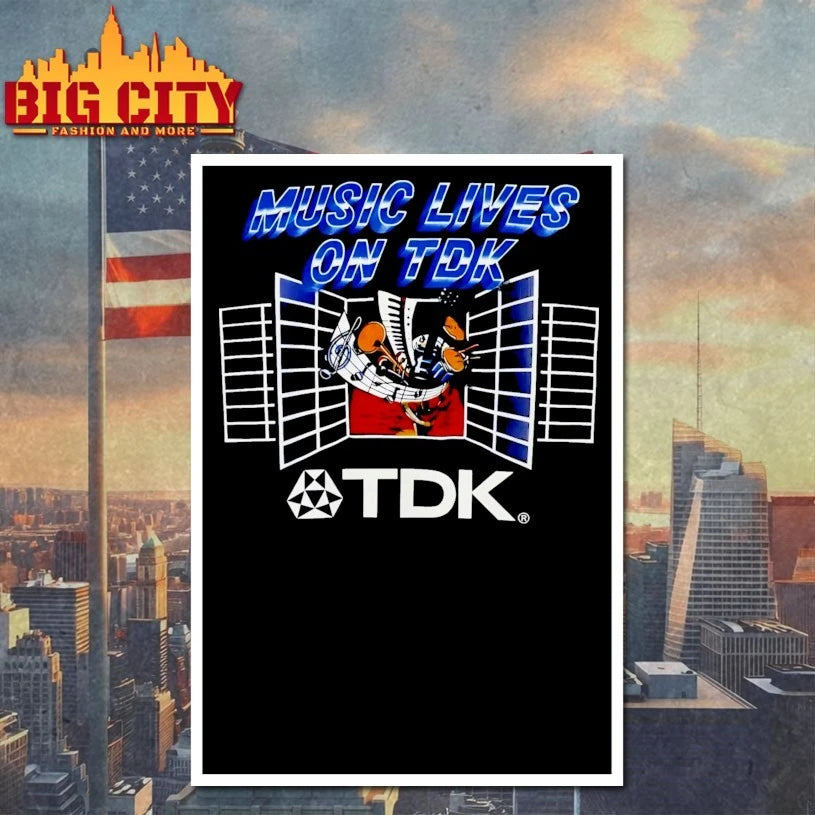 Music Lives On Tdk shirt