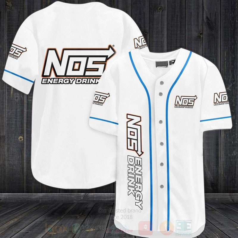 FASHION NOS Energy Drink Baseball Jerseys Botton Shirt