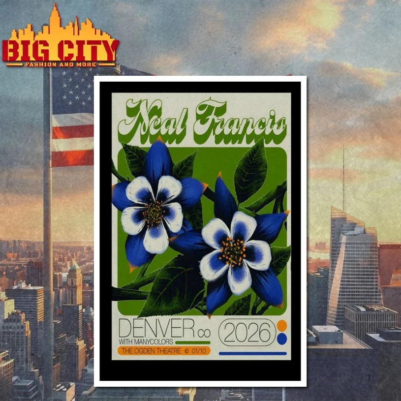 Neal Francis Jan 10 2026 In Denver CO Poster shirt