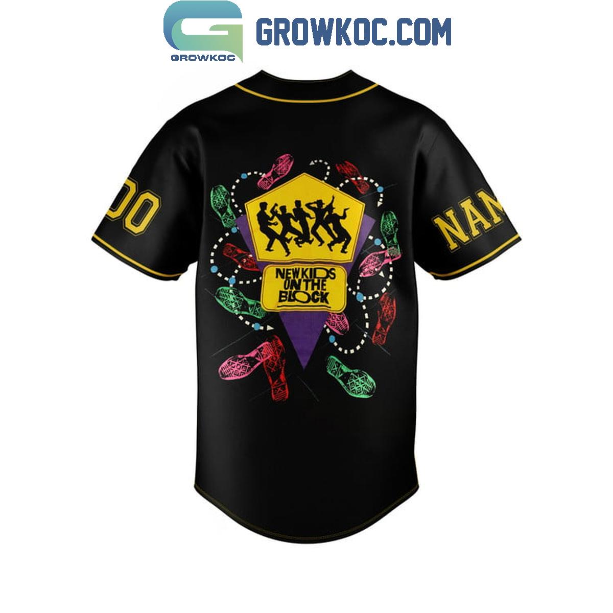 New Kids On The Block NKOTB Hangin’ Tough Personalized Baseball Jersey