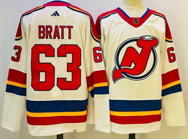 New Jersey Devils #63 Jesper Bratt Style 2
