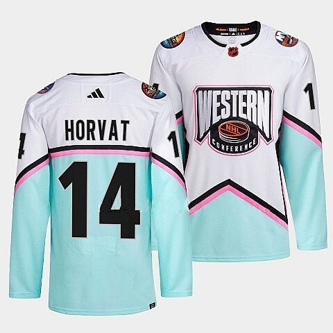 New York Islanders #14 Bo Horvat 2023 NHL All-Star Authentic Primegreen White Jersey