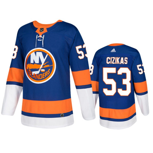New York Islanders #53 Casey Cizikas Royal