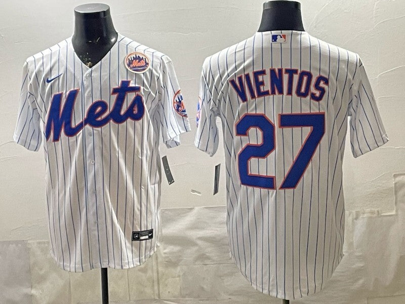 New York Mets #27 Mark Vientos Mets Adult Style 3