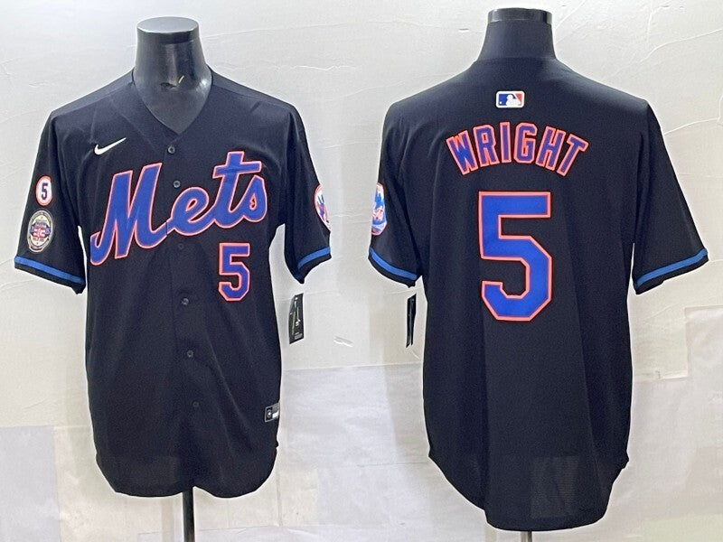 New York Mets #5 David Wright Mets Adult Style 5