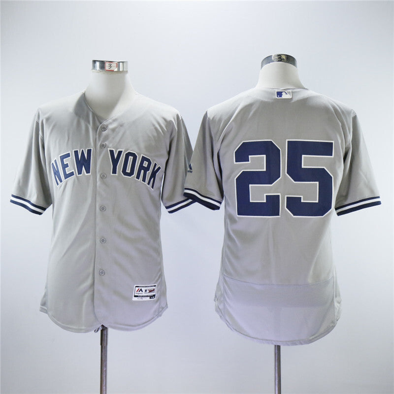 New York Yankees #25 Gleyber Torres grey