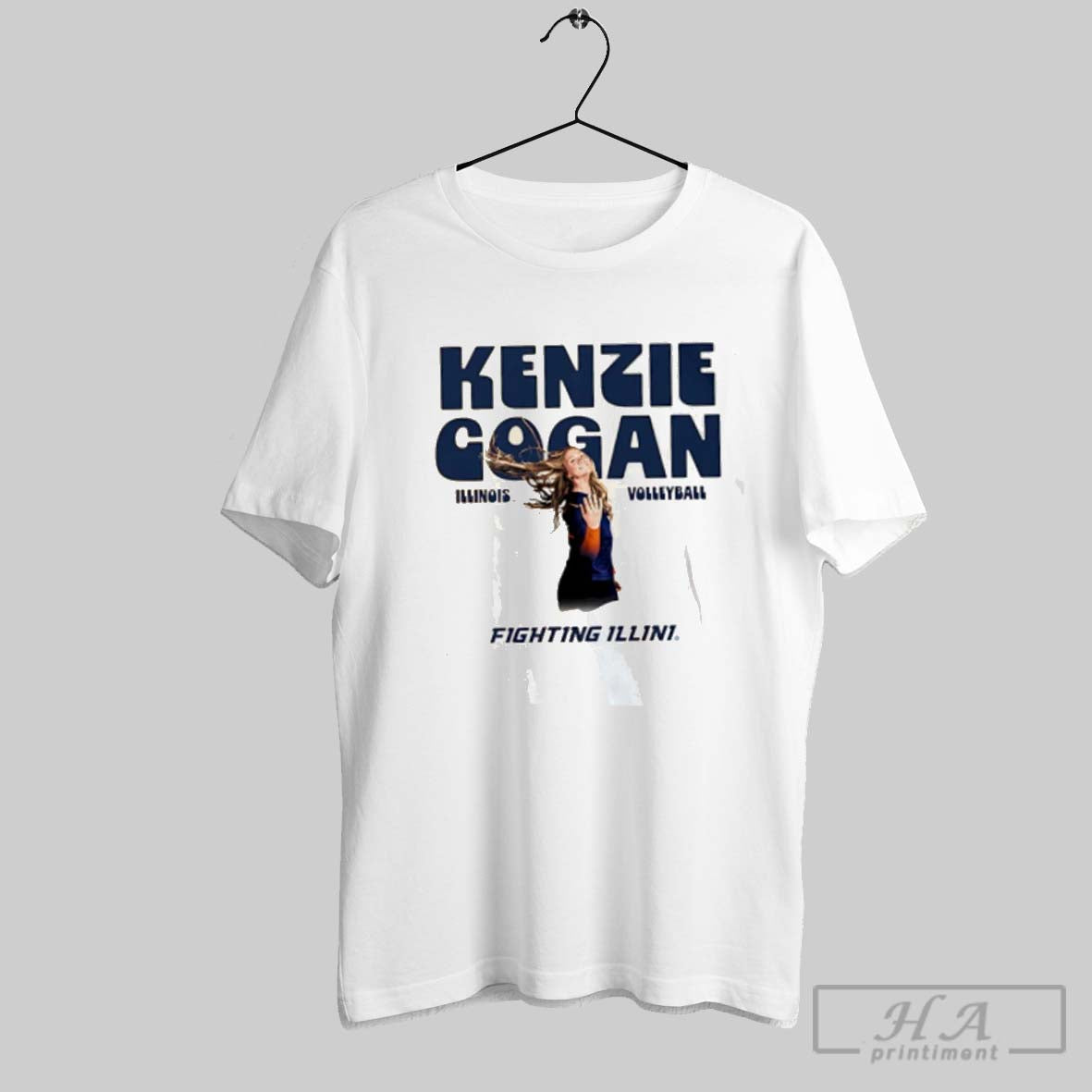 Official Kenzie Cogan Illinois Fighting Illini Illustrated