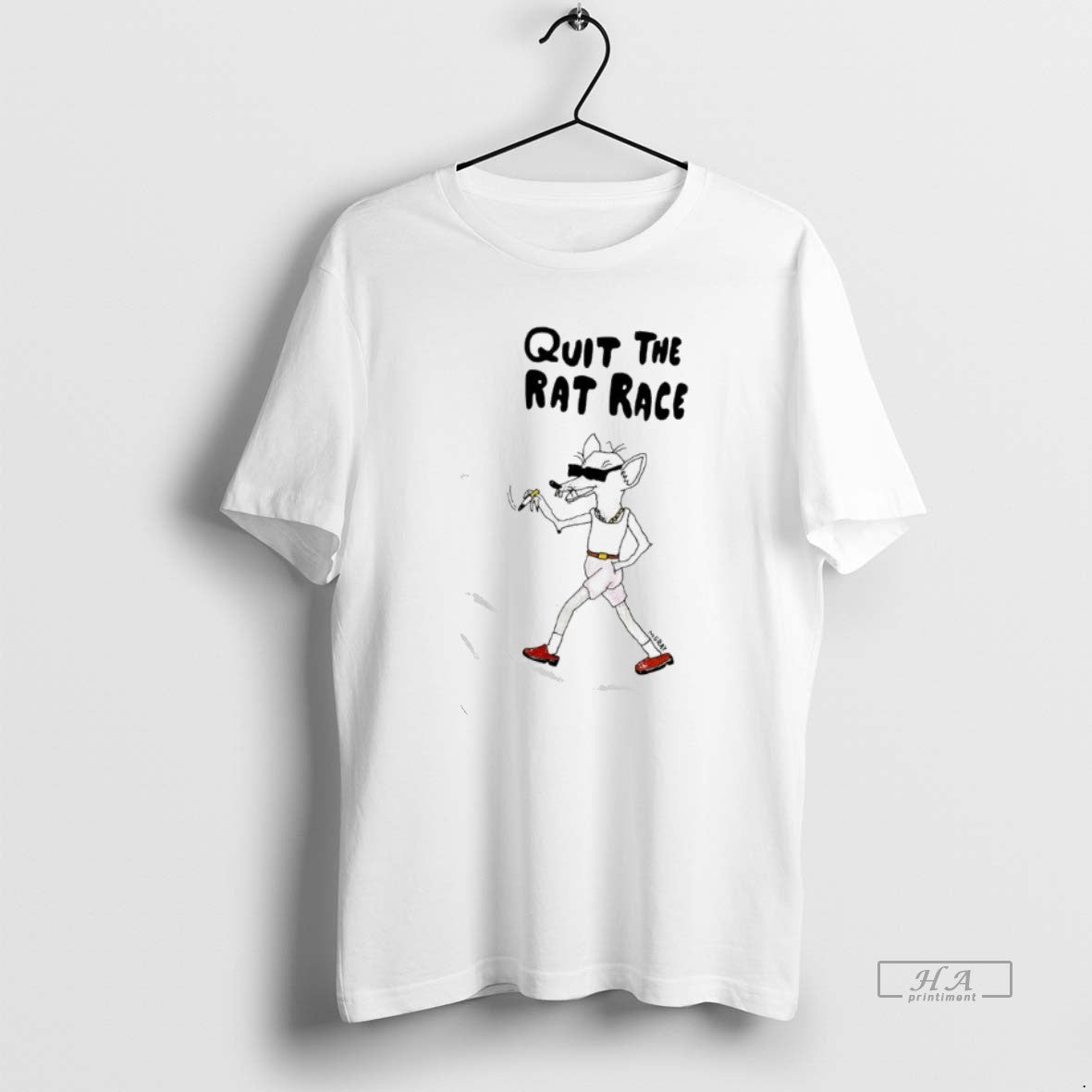 Official Quit The Rat Race Graphic T-Shirts, Hoodie, Sweatshirt | WearSparks.com