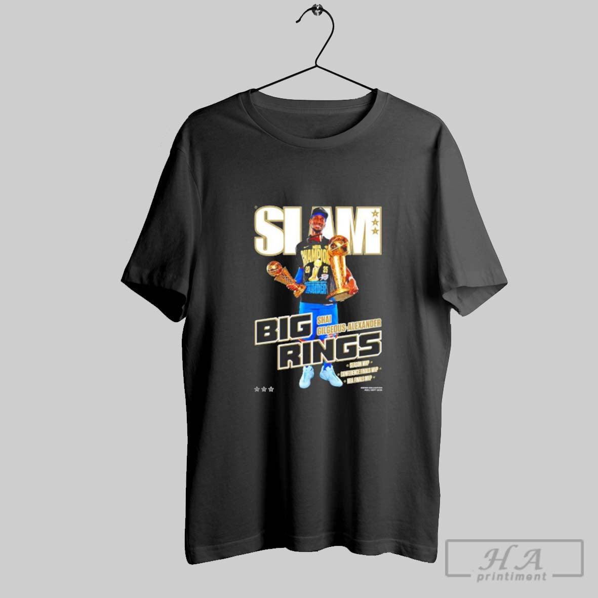 Official Slam Okc Thunder Shai Gilgeous Alexander Big Bings Mvp