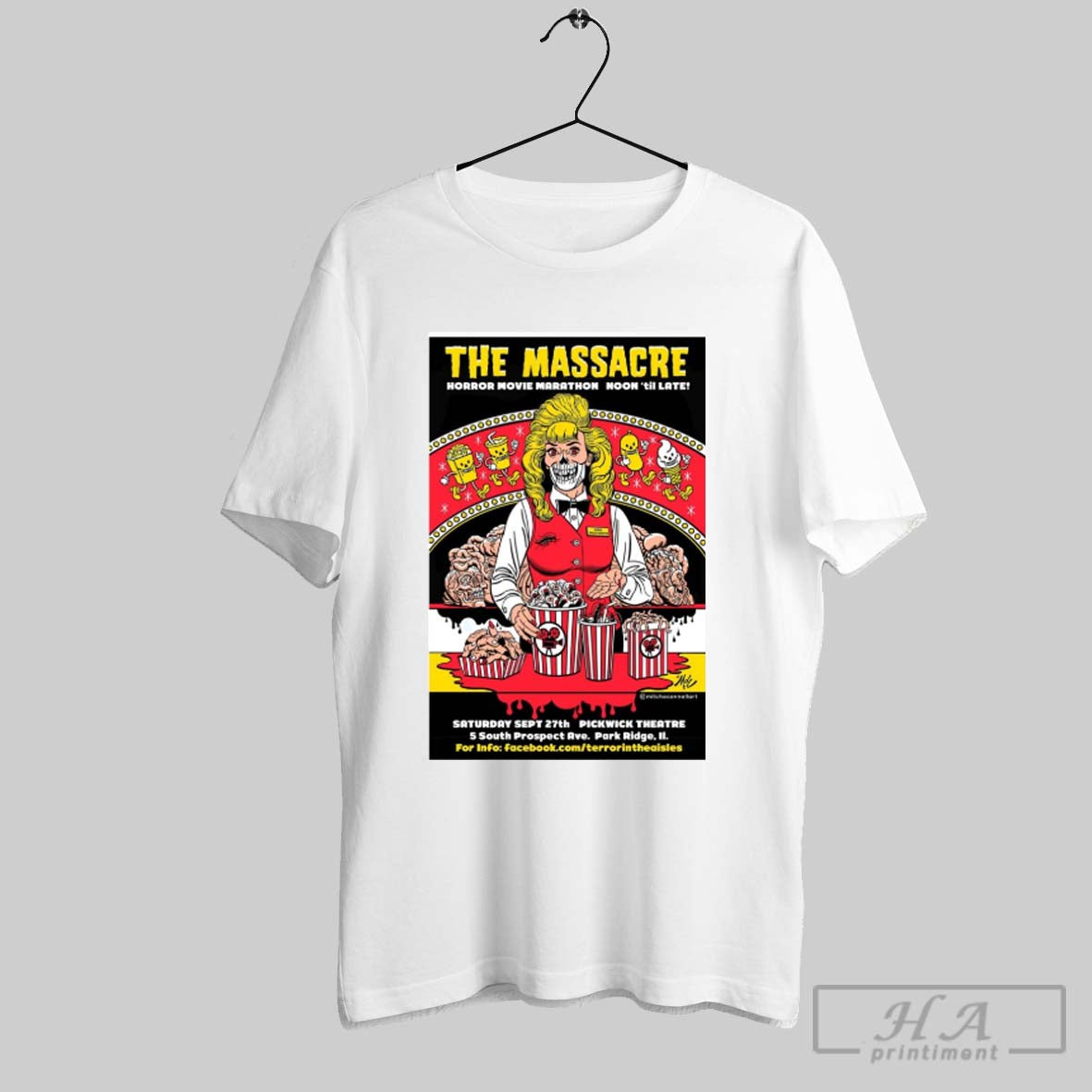 Official The Massacre Saturday September 27th Pickwick Theatre 5 South Prospect Ave Park Ridge Il