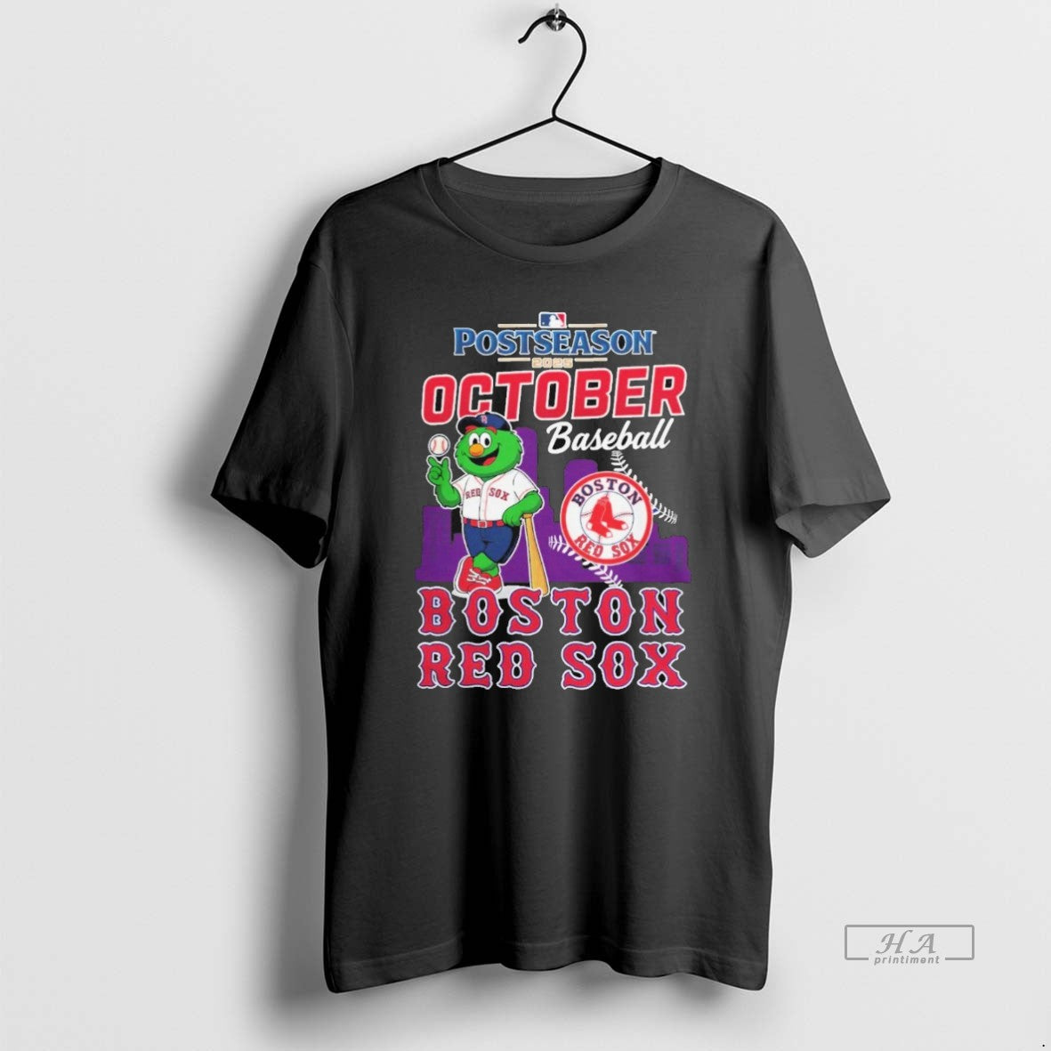 Official Trendy Boston Red Sox 2025 Postseason October Baseball Mascot