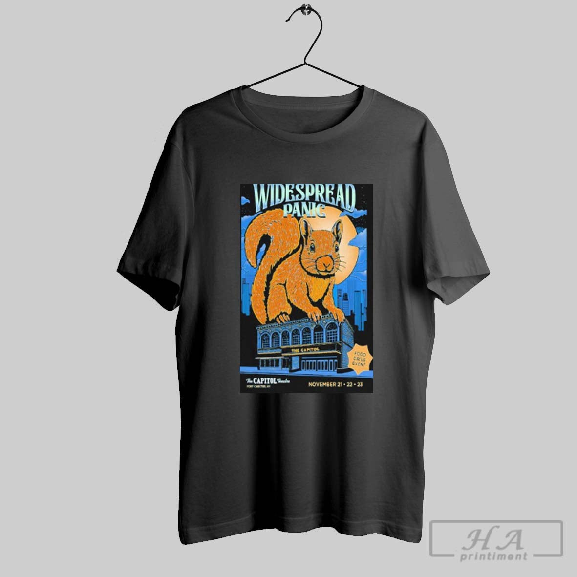 Official Widespread Panic Nov 21 23 2025 The Capitol Theatre In Port Chester Ny Squirrel