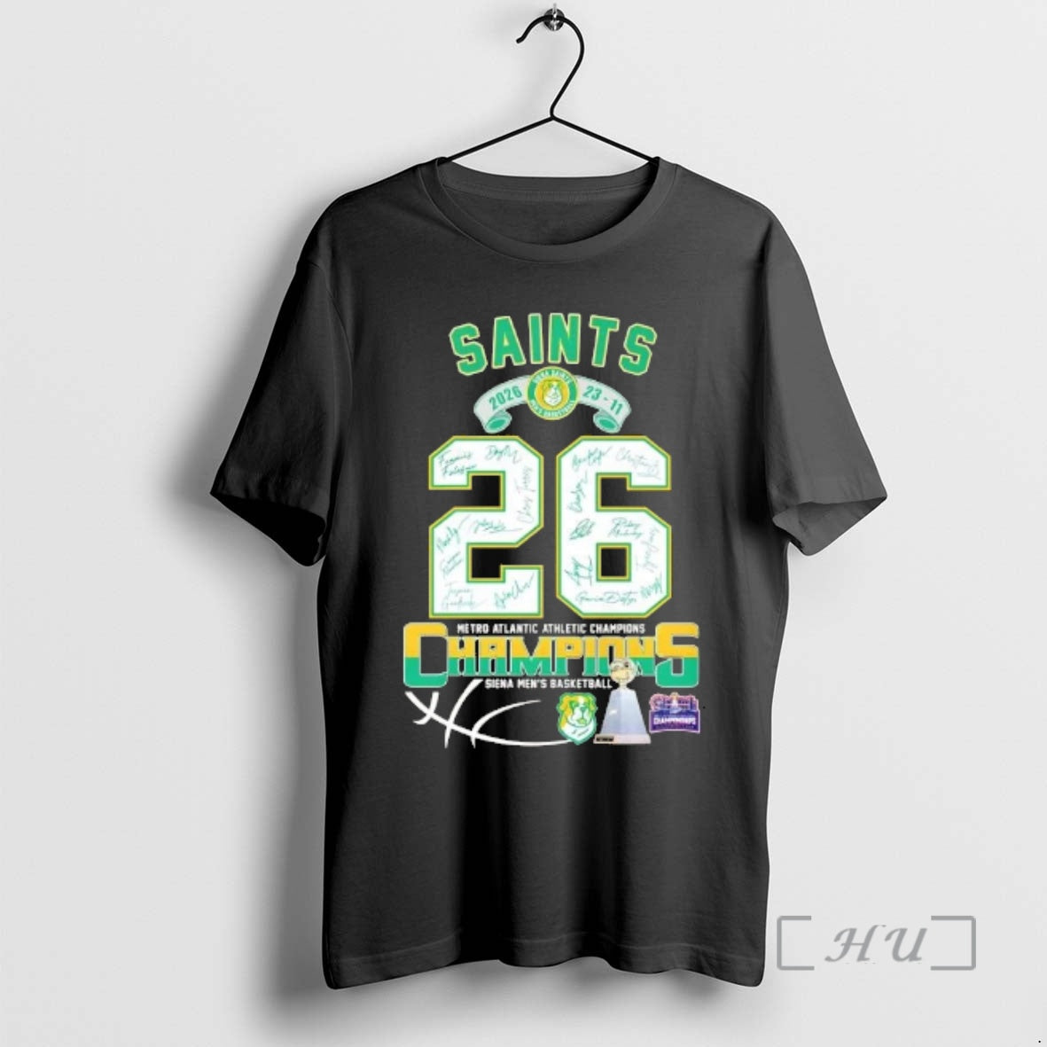 Officials 2026 21 11 Siena Saints Mens Basketball Metro Atlantic Athletic Champions Premium T Shirts