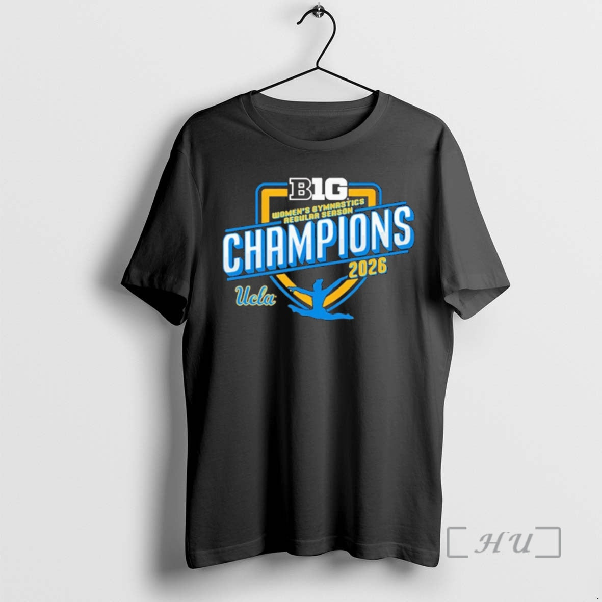 Officials 2026 Big Ten Womens Gymnastics Regular Season Tournament Champions Ucla Bruins Premium T Shirts