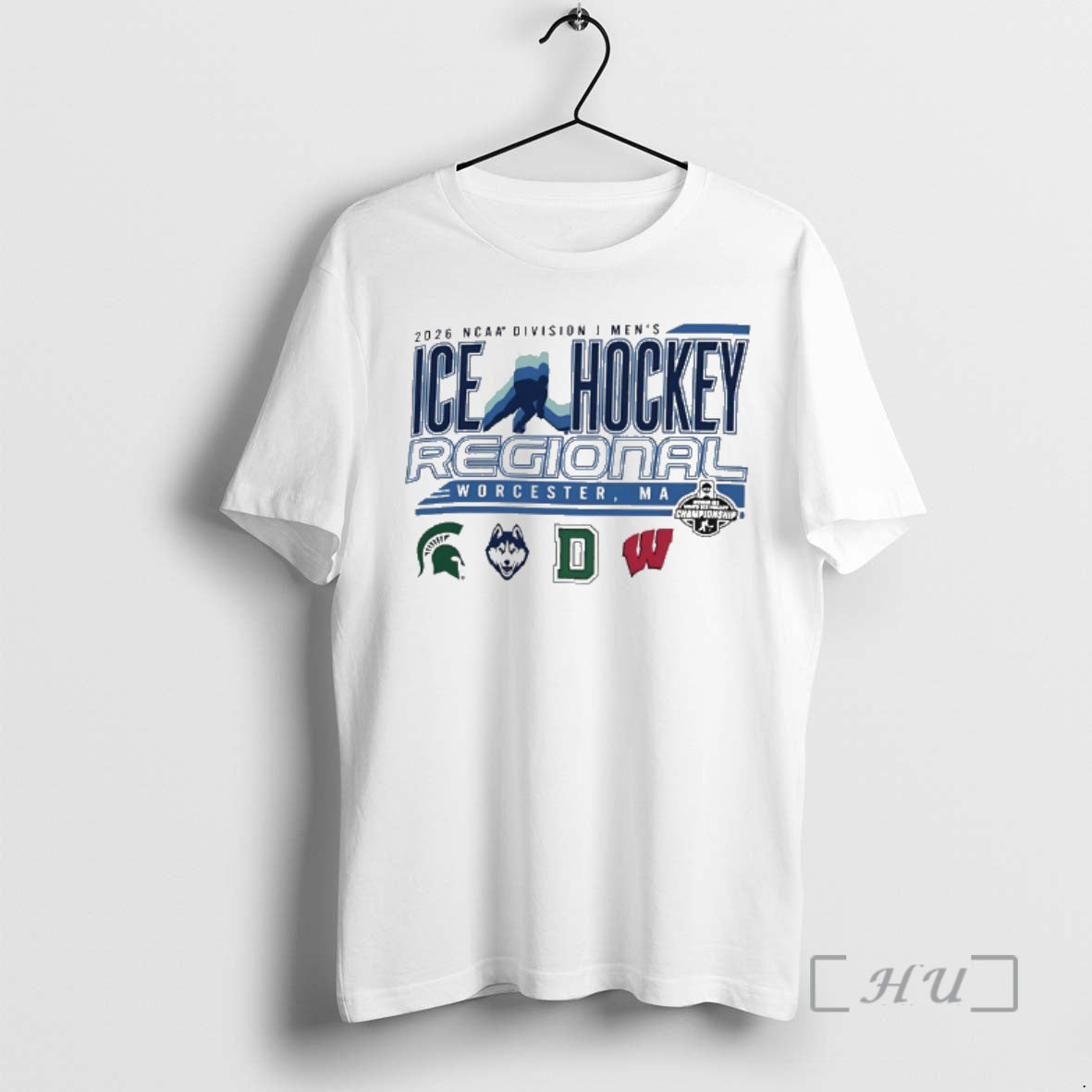 Officials 2026 Ncaa D I Mens Ice Hockey Regional Worcester Logos Premium T Shirts Sweater