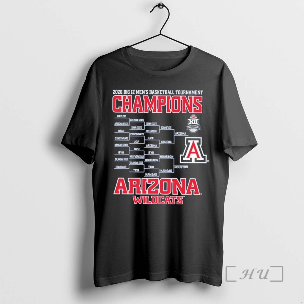 Officials Arizona Wildcats 2026 Big 12 Mens Basketball Tournament Champs