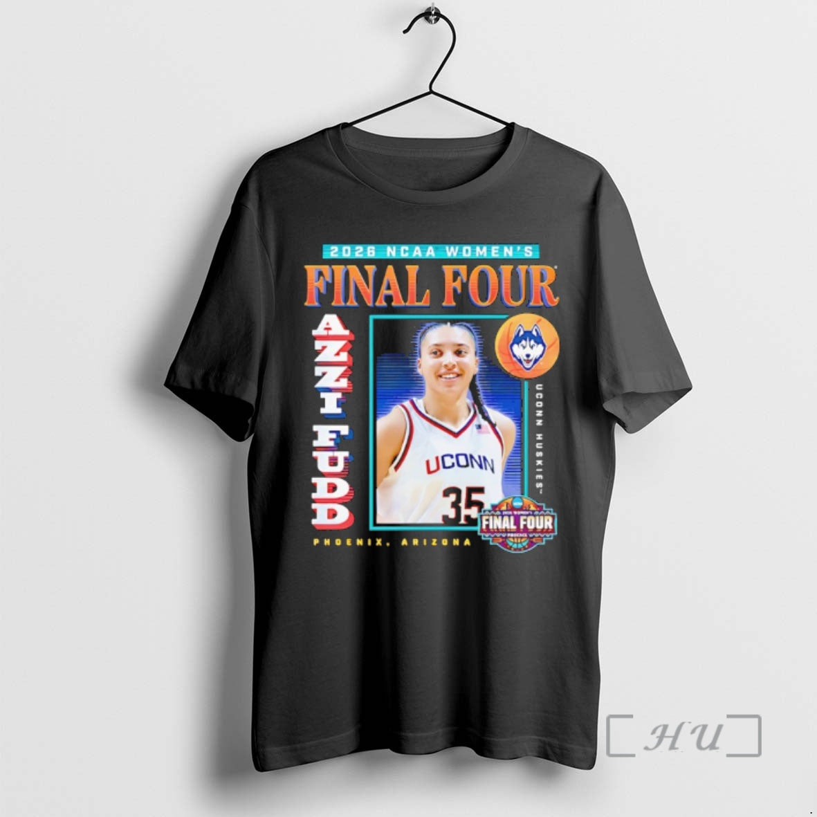 Officials Azzi Fudd 2026 Ncaa Uconn Womens Basketball Final Four Graphic Premium T Shirts Sweater