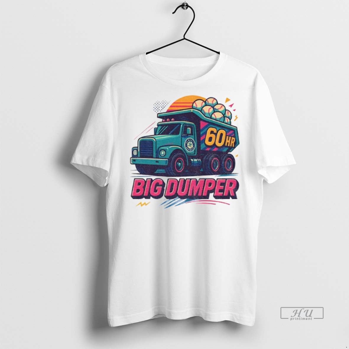 Officials Big Dumper 60 Home Runs Cal Raleigh Seattle Mariners T Shirt Sweater