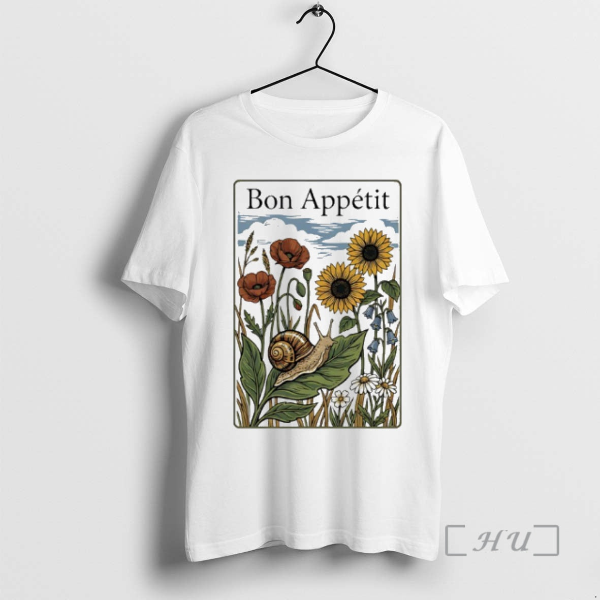 Officials Bon Appetit Snails Eat Leaves And Flowers Art