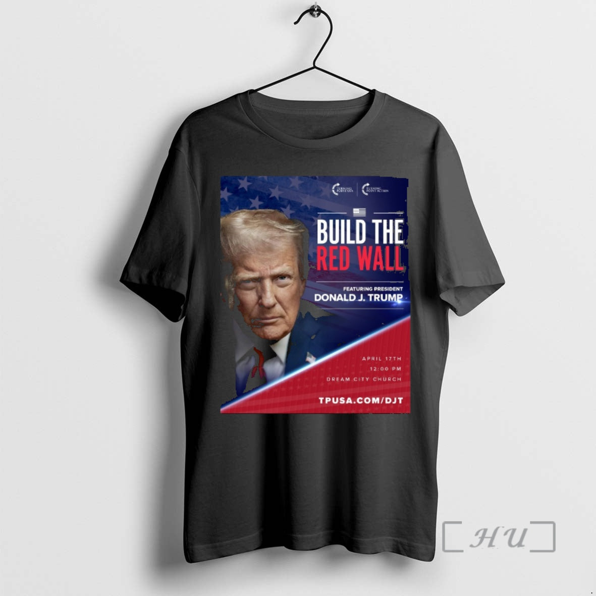 Officials Build The Red Wall Featuring President Donald J