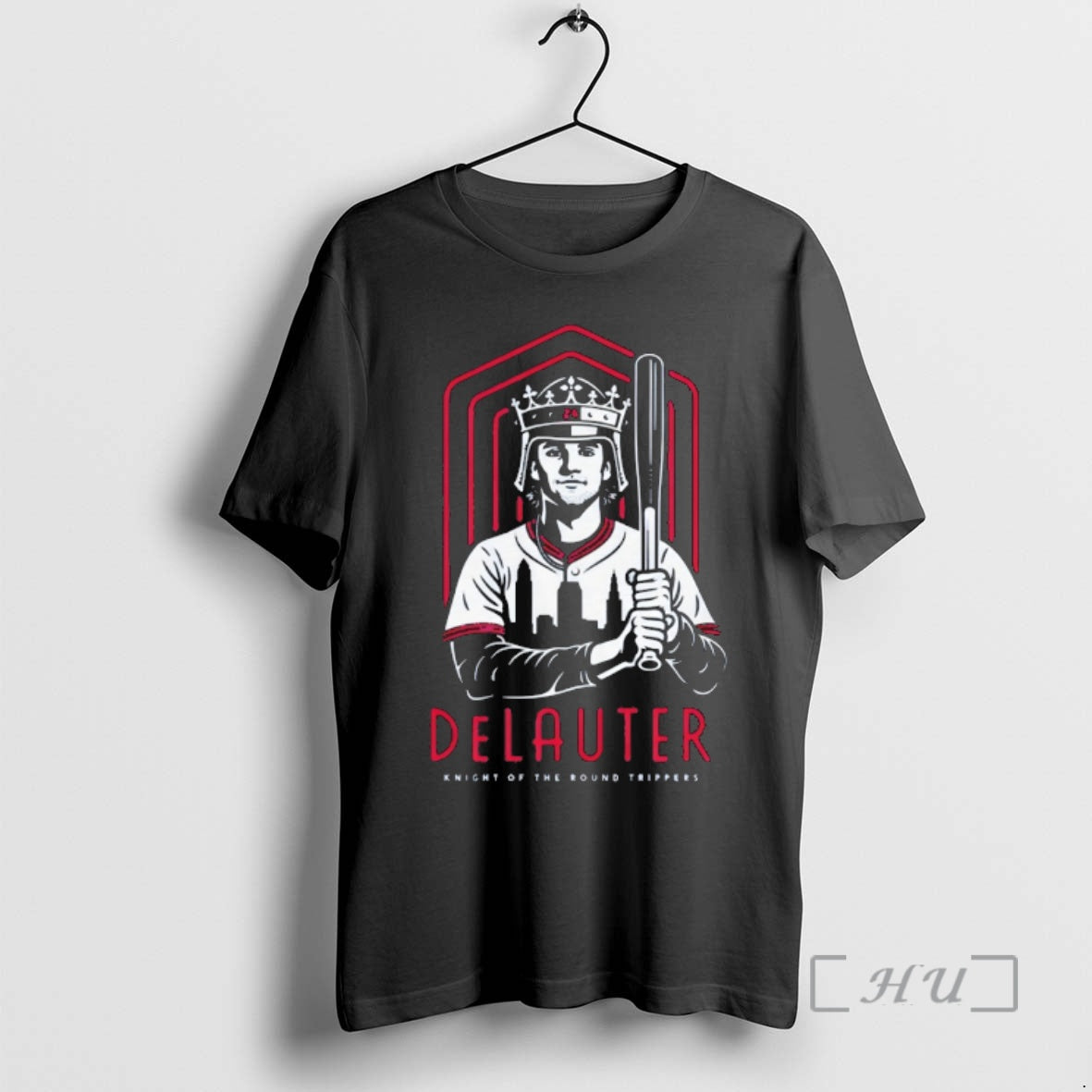 Officials Chase Delauter Cleveland Guardians Baseball Knight Of The Round Trippers Premium T Shirts Sweater