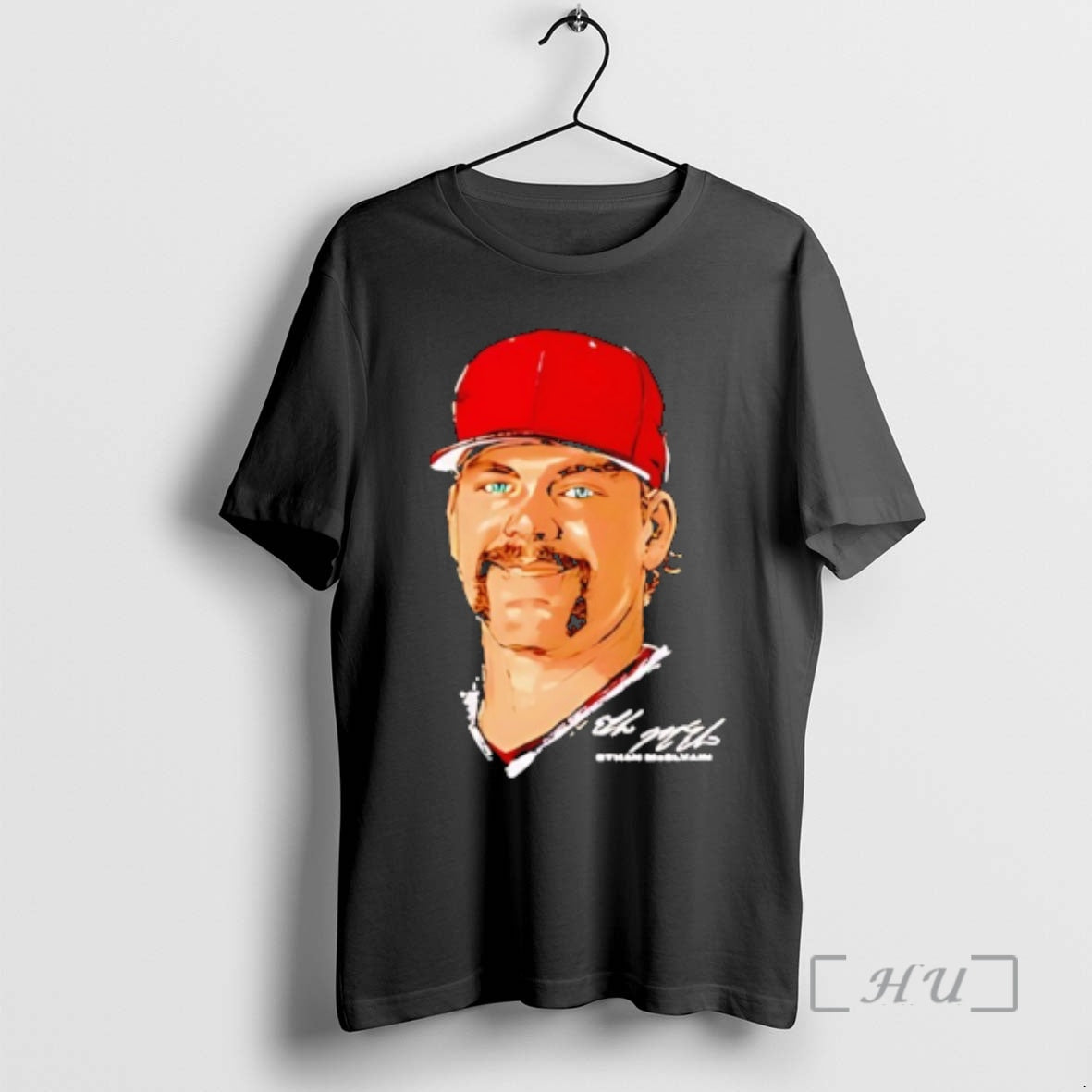 Officials Ethan Mcelvain Usa Baseball College Face Signature