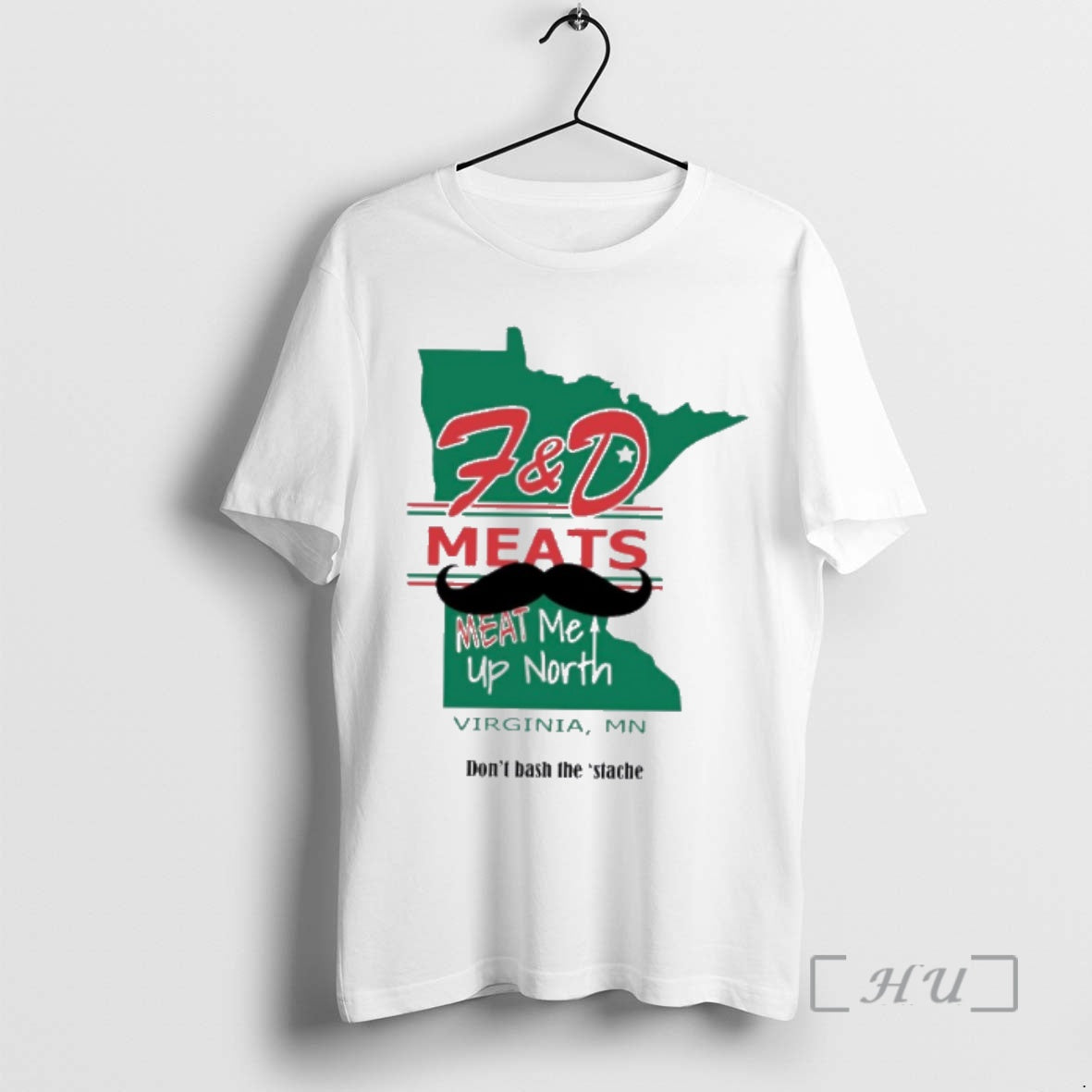 Officials F D Meats Meat Met Up North Dont Bash The Stache Premium T Shirts