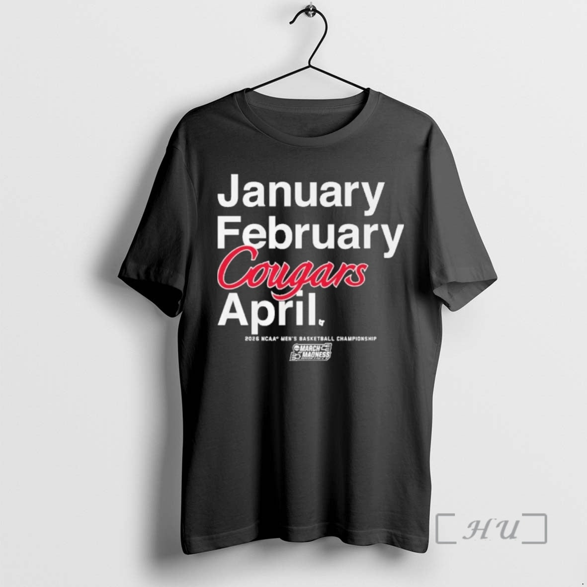Officials January February Houston Cougars April 2026 Ncaa Mens March Madness Premium T Shirts Sweater