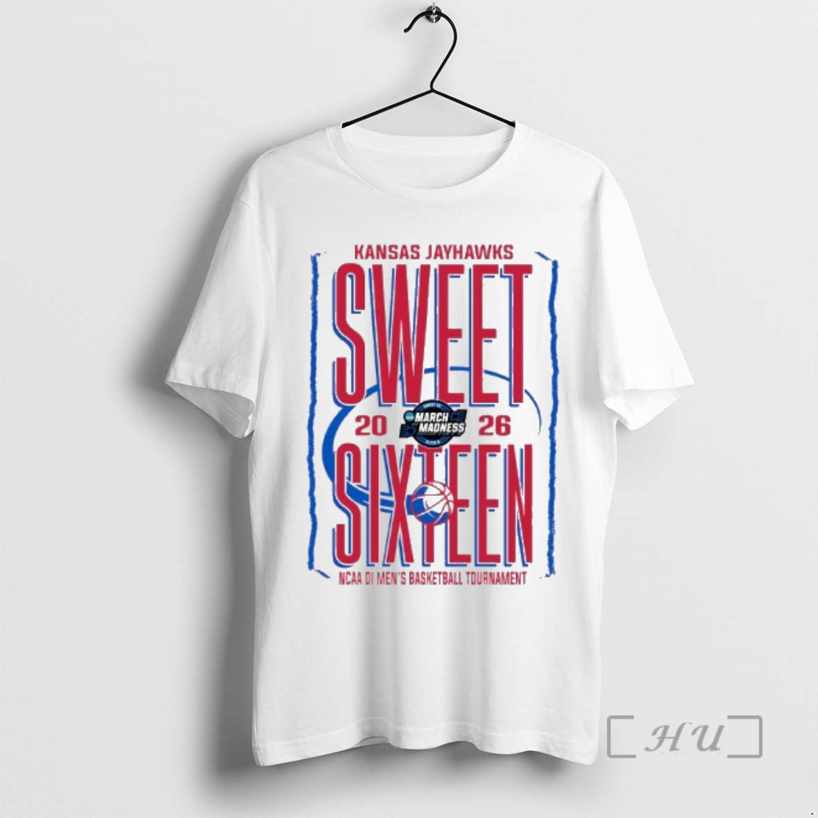Officials Kansas Jayhawks Sweet Sixteen 2026 Ncaa Di Mens Basketball Tournament Premium T Shirts Sweater