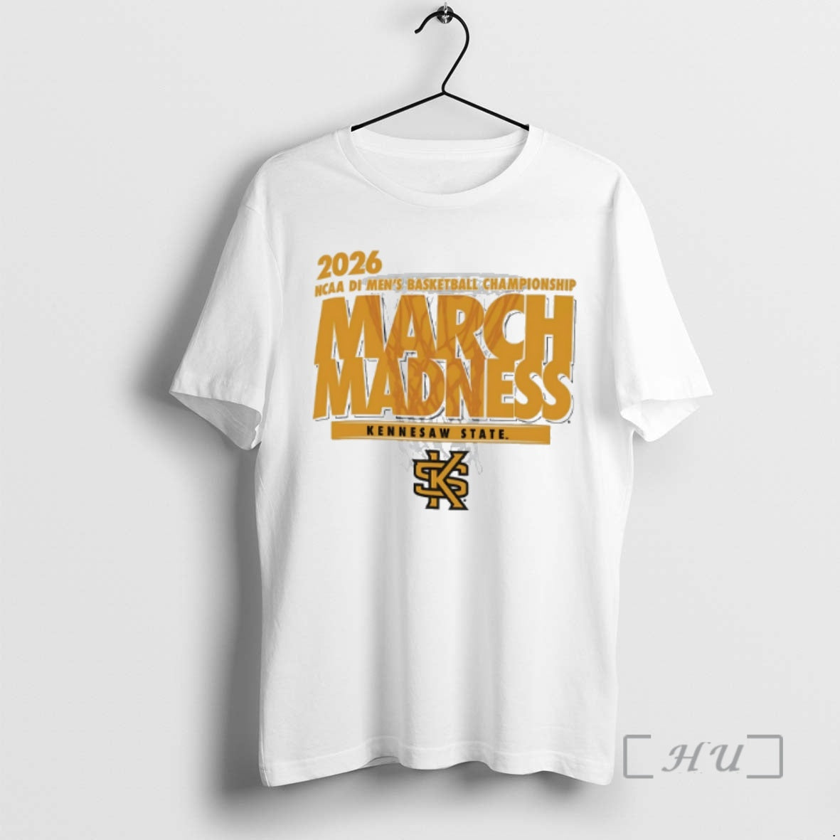 Officials Kennesaw State Basketball 2026 Ncaa Di Mens Basketball Championship March Madness Premium T Shirts