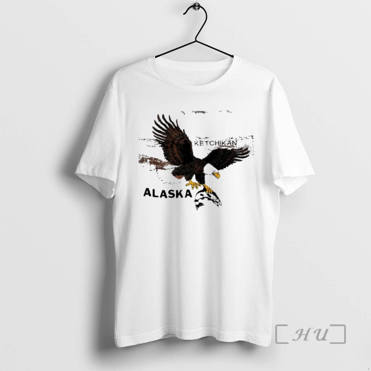 Officials Ketchikan Alaska Eagle Catching Fish