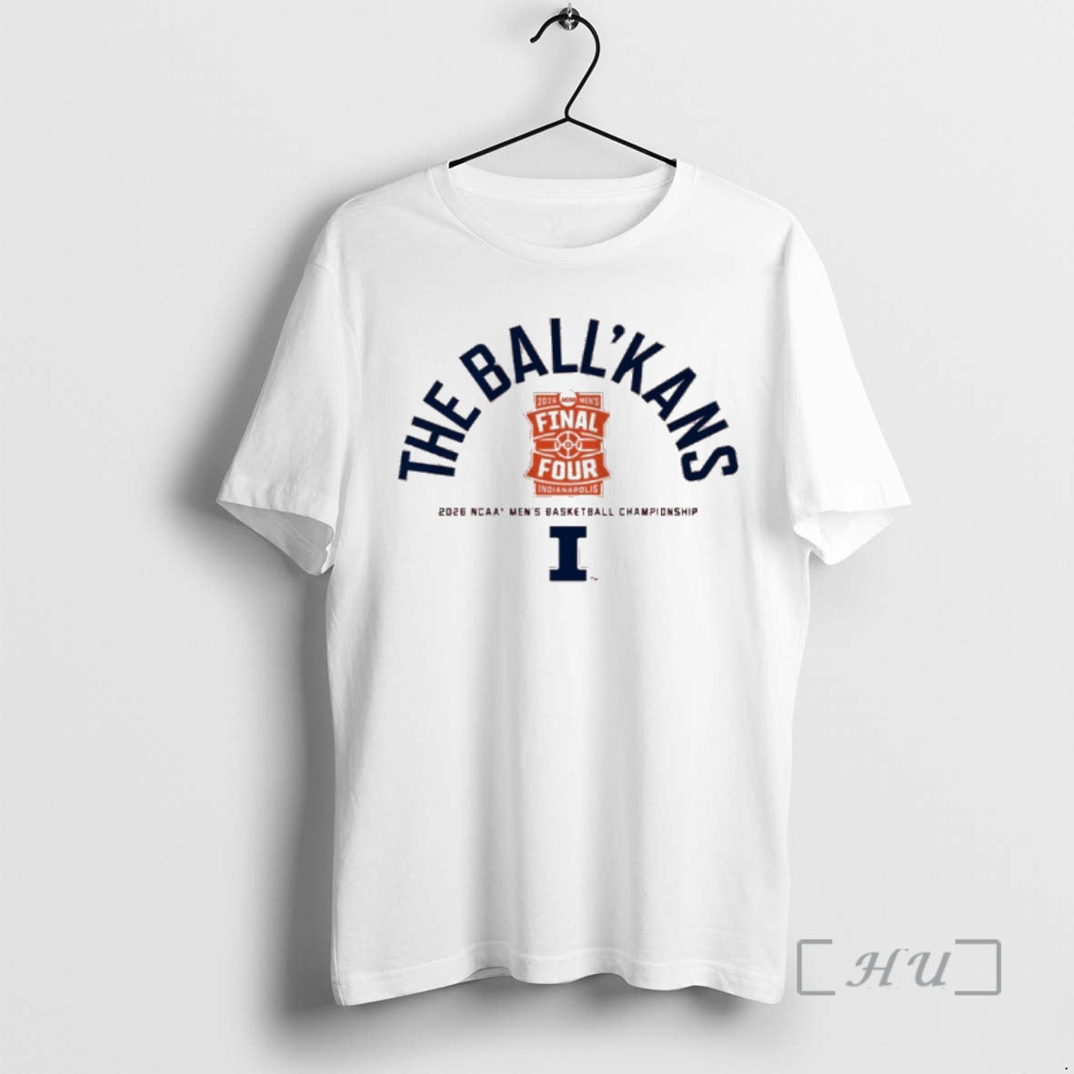 Officials La42lr7t The Ballkans Illinois Fighting Illini 2026 Ncaa Mens Basketball Championship Premium T Shirts