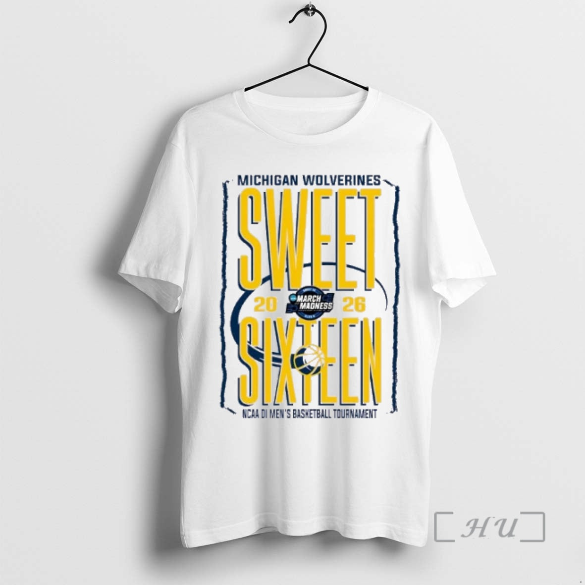 Officials Michigan Wolverines Sweet Sixteen 2026 Ncaa Di Mens Basketball Tournament Premium T Shirts Sweater