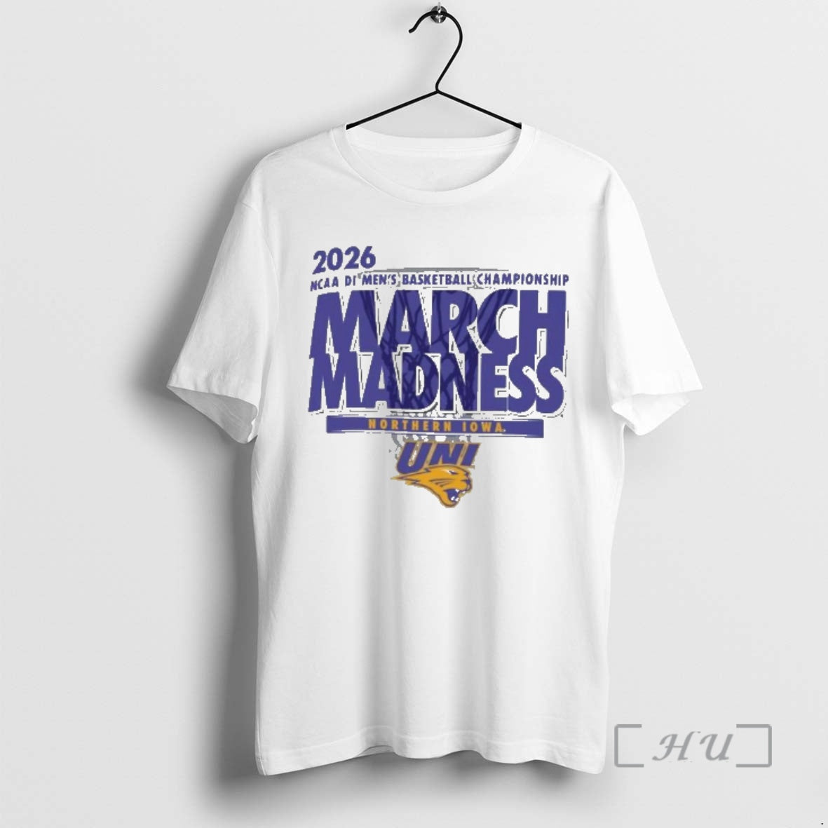 Officials Northern Iowa Panthers 2026 Ncaa Di Mens Basketball Championship March Madness Premium T Shirts