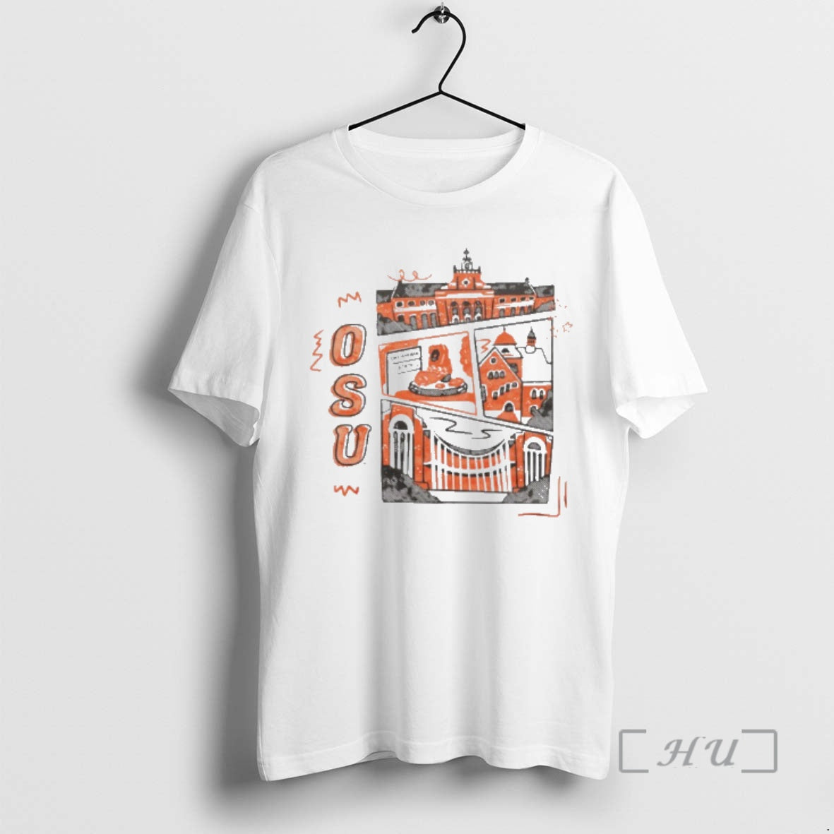 Officials Oklahoma State Cowboys Campus Landmarks Vintage