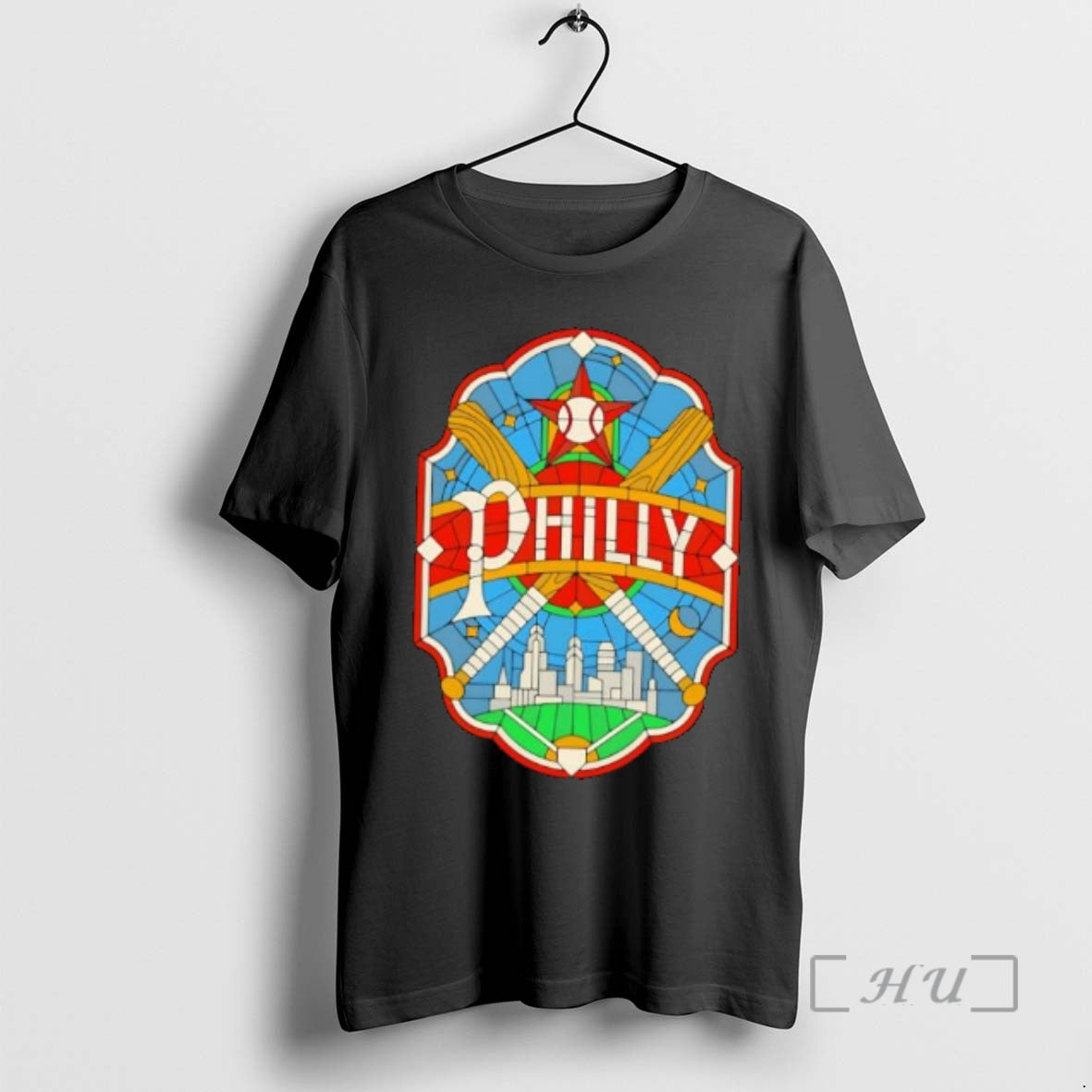 Officials Philly Stained Glass Baseball