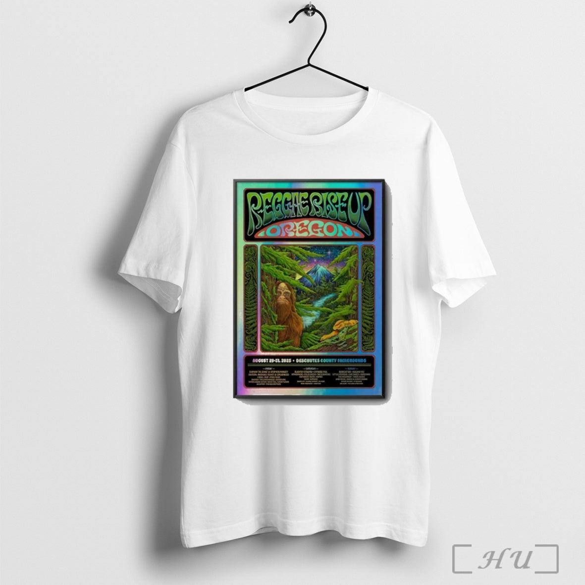 Officials Reggae Rise Up Oregon 2025 Redmond Shows Poster T Shirt