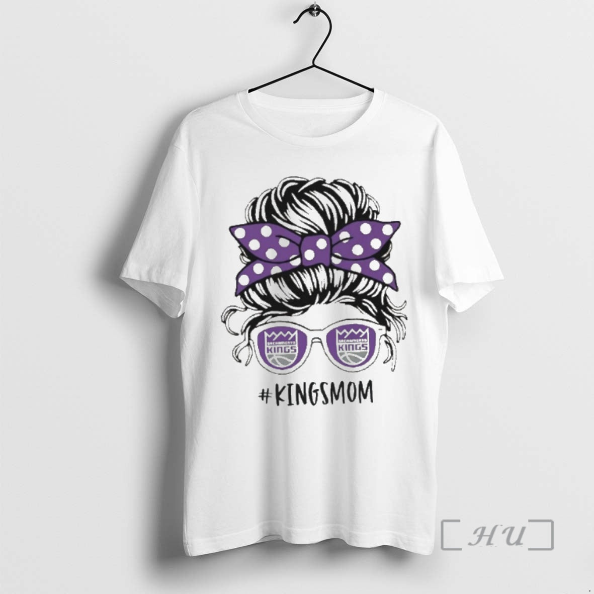 Officials Sacramento Kings Mom Messy Bun